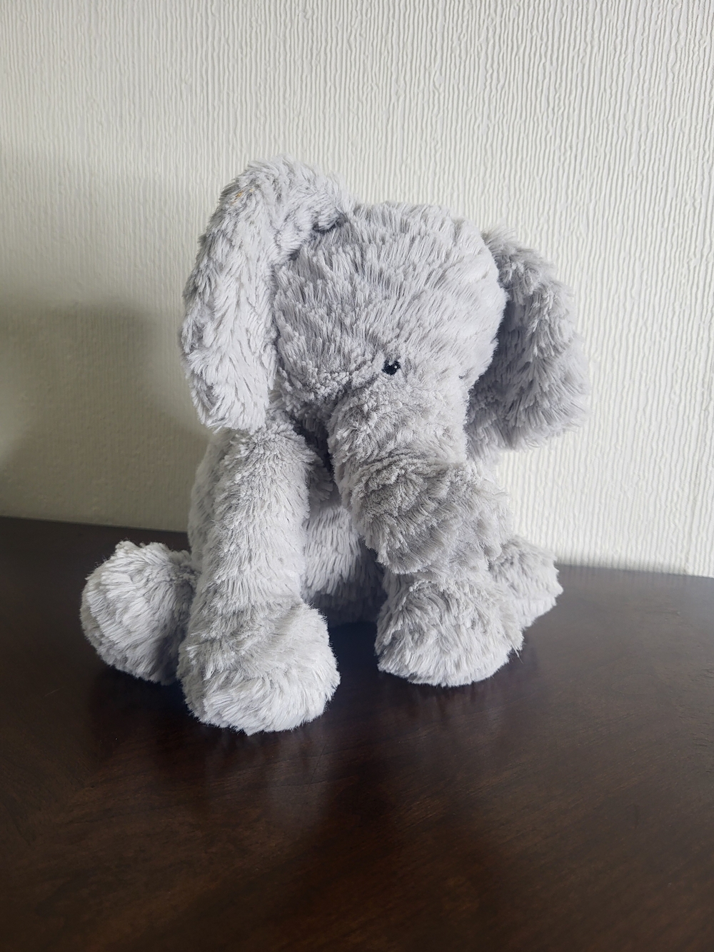 Jellycat Soft Grey Plush Elephant Accent